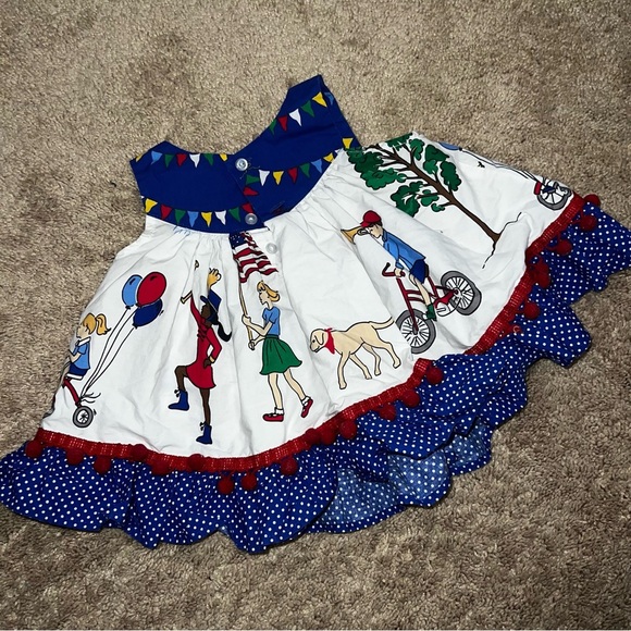 Eleanor Rose 4th of July Parade Dress Size 6 Months - Picture 6 of 7